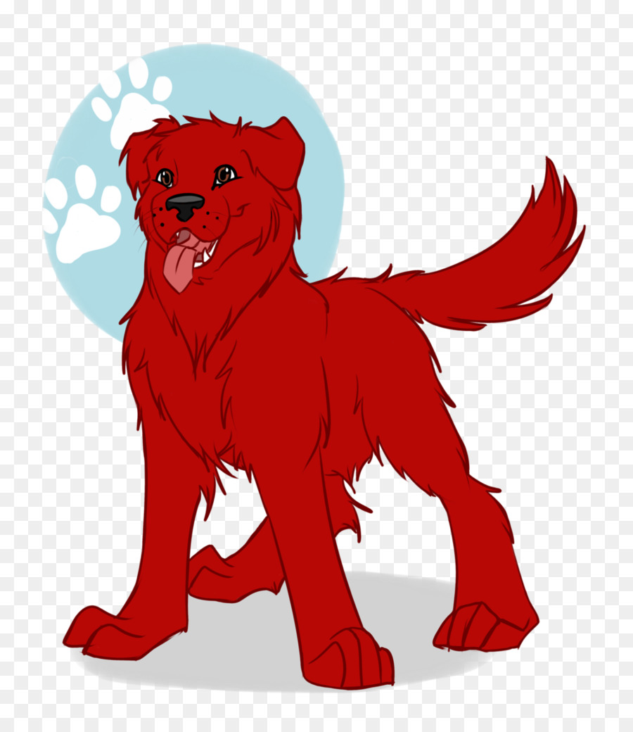 Clifford Lớn màu Đỏ Chó Vẽ Shetland chó chăn Cừu Clip nghệ thuật - lớn màu đỏ