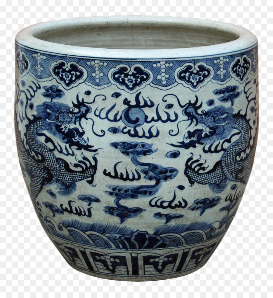 Blu e bianco ceramica Ceramica Vaso in Porcellana - blu e bianco porcellana