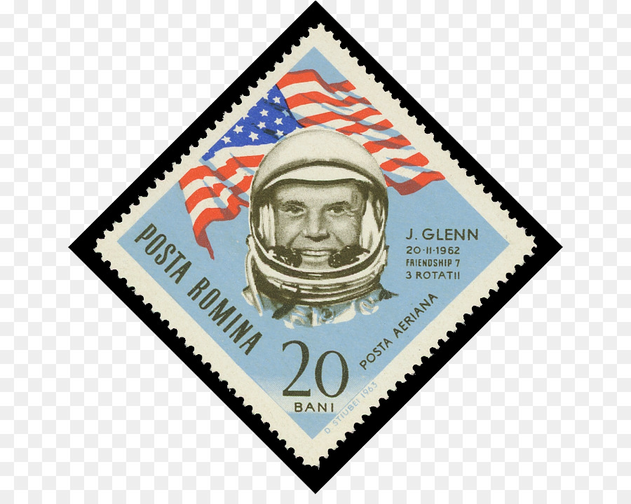 John Glenn Briefmarken, Apollo 11-Astronaut Apollo-Programm - Astronaut