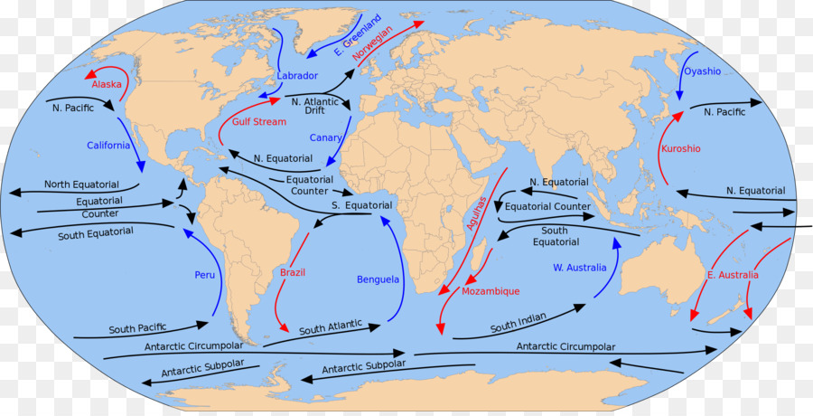 Atlantik Nord Atlantik Aktuellen Nord Äquatorial Strom Äquatoriale Gegenströmung Süd Äquatorial Strom - andere