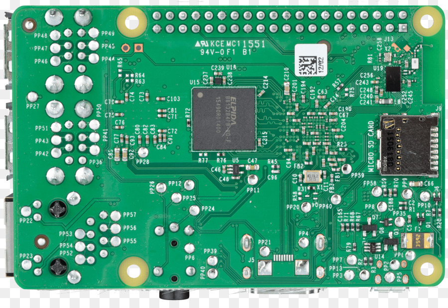Raspberry Pi 3 Motherboard unità Centrale di elaborazione Multi-core - RAM