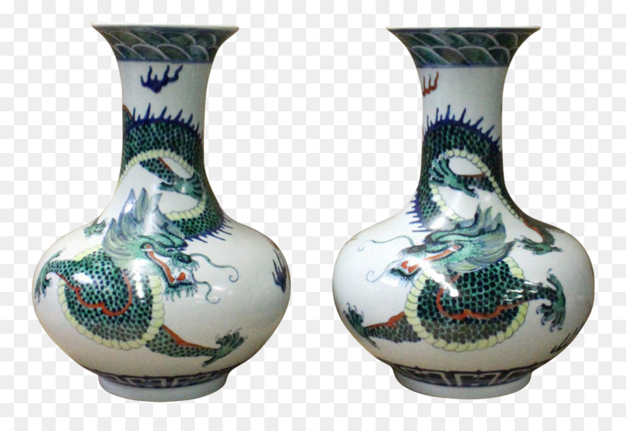 Vase Keramik Blau und weiß Keramik China - Porzellan vase