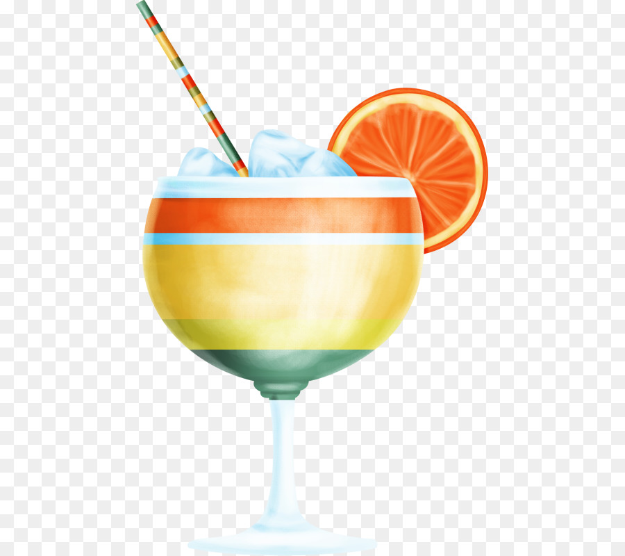 Cocktail garnieren, Orangensaft Fuzzy navel - Saft