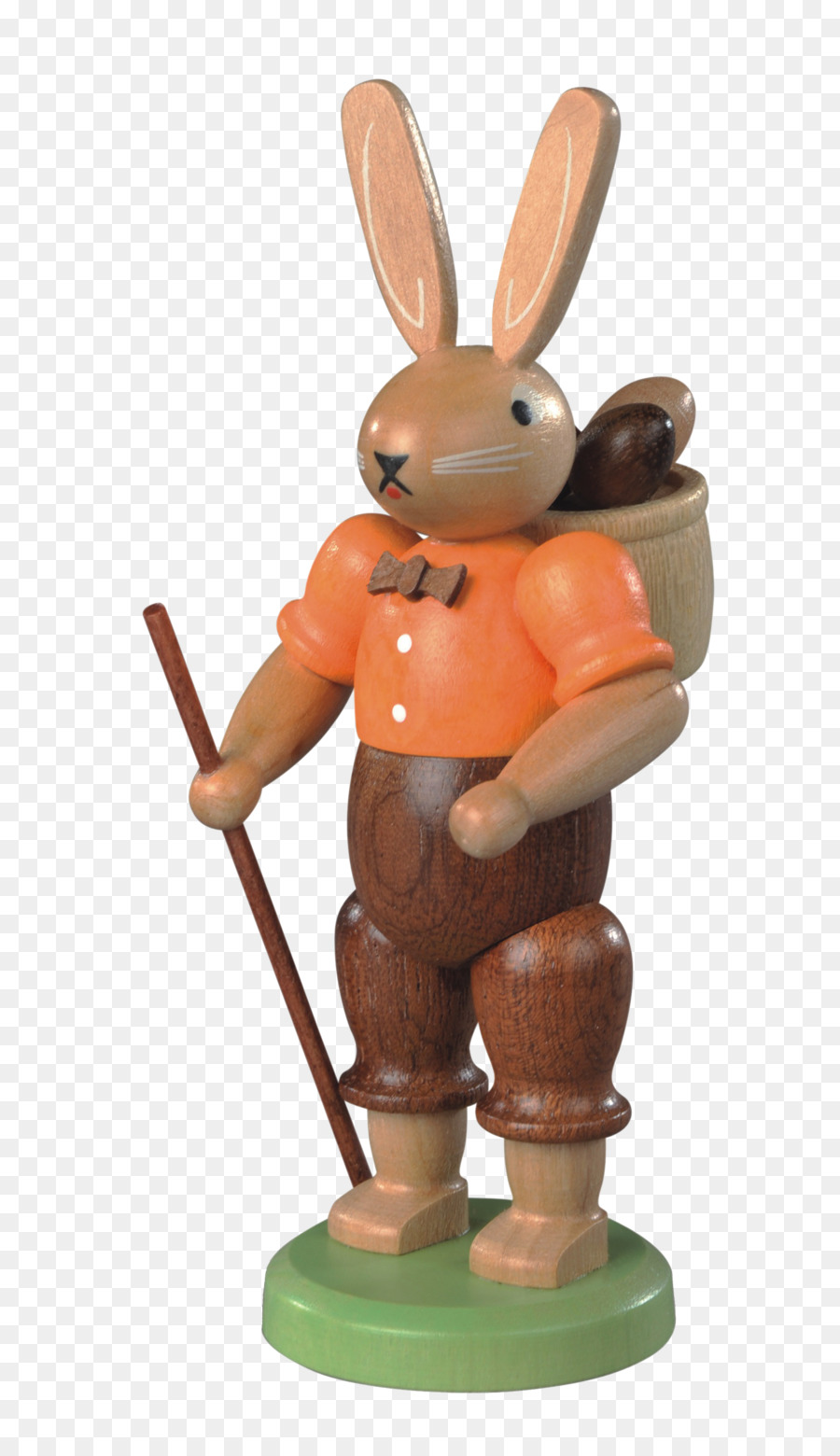 Coniglietto Di Pasqua Monti Metalliferi Seiffen Coniglio - Dipinto a mano di coniglio
