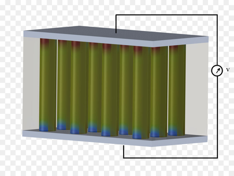 Nanogenerator Piezoelektrizität Elektrische generator Nanokomposit - drei dimensionale rechteckige
