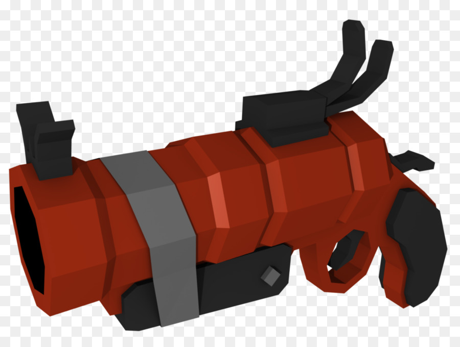Team Fortress 2 Blockland Waffe Video-Spiel Gun - low poly Tapete