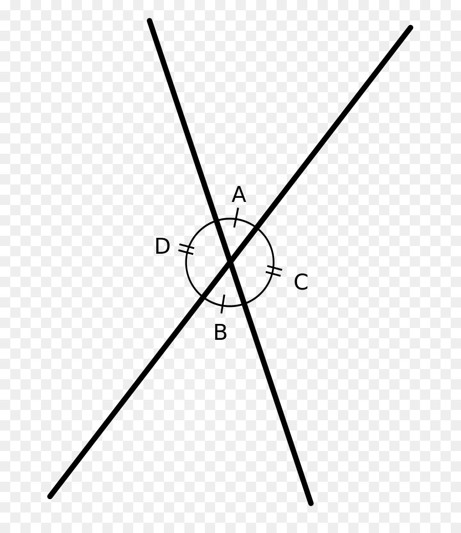 Vertikalen Winkel Benachbarten Winkel Transversal-Linie - verschiedenen Winkeln