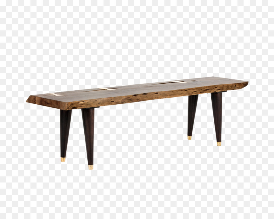 Tisch-Bank-Möbel-Stuhl Live edge - Holz Tischplatte