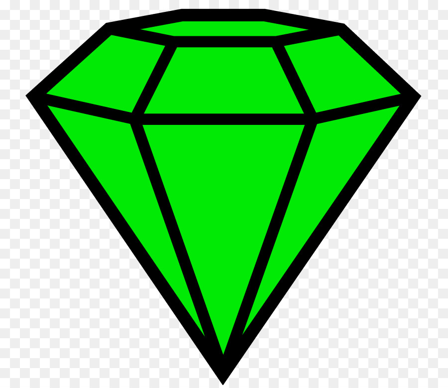 Gemma di smeraldo Diamante Clip art - smeraldo