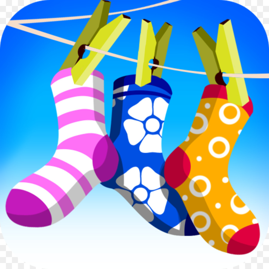 SOCKE BIN-Schuh-Spielzeug Clip-art - baby Socken