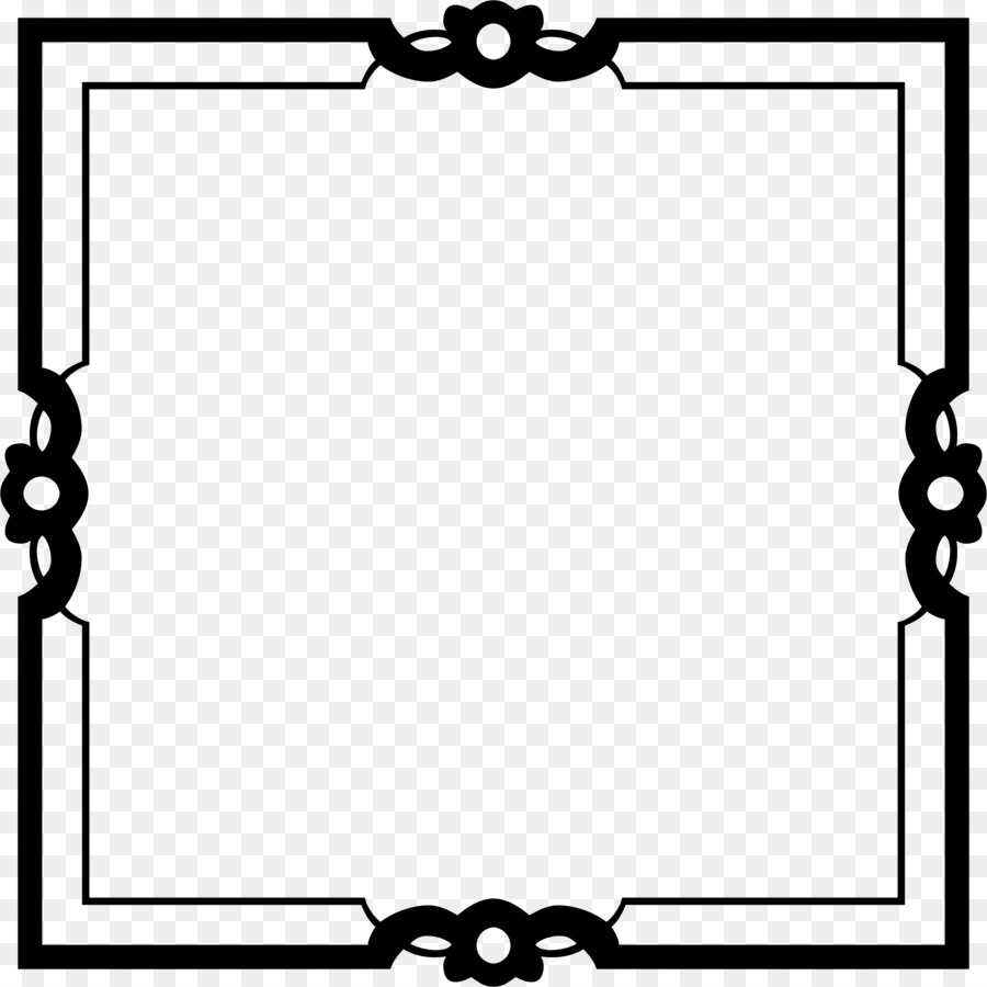 Black And White Frame Png Download 2340 2340 Free Transparent