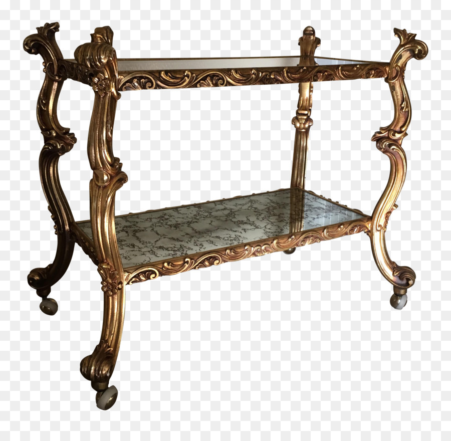 Frankreich Vergoldetes Bar Cart Chairish - Antike Tische