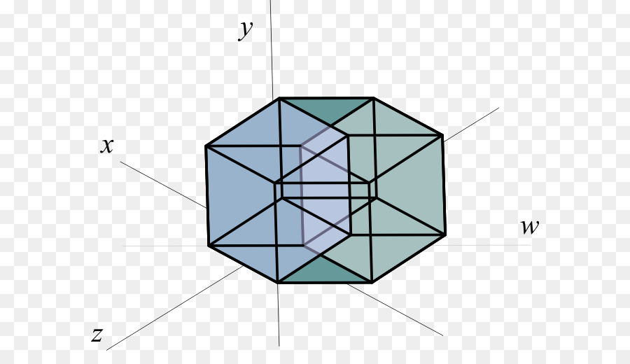 Vier-dimensionale Raum-Tesserakt Hypercube - Raum