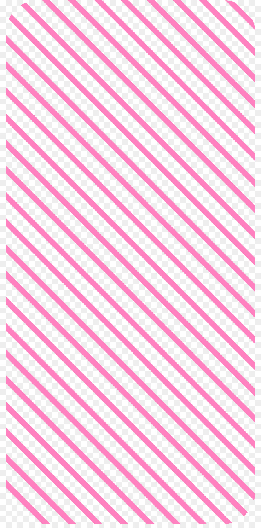 Linie, Punkt, Winkel Pink M - Diagonale Streifen