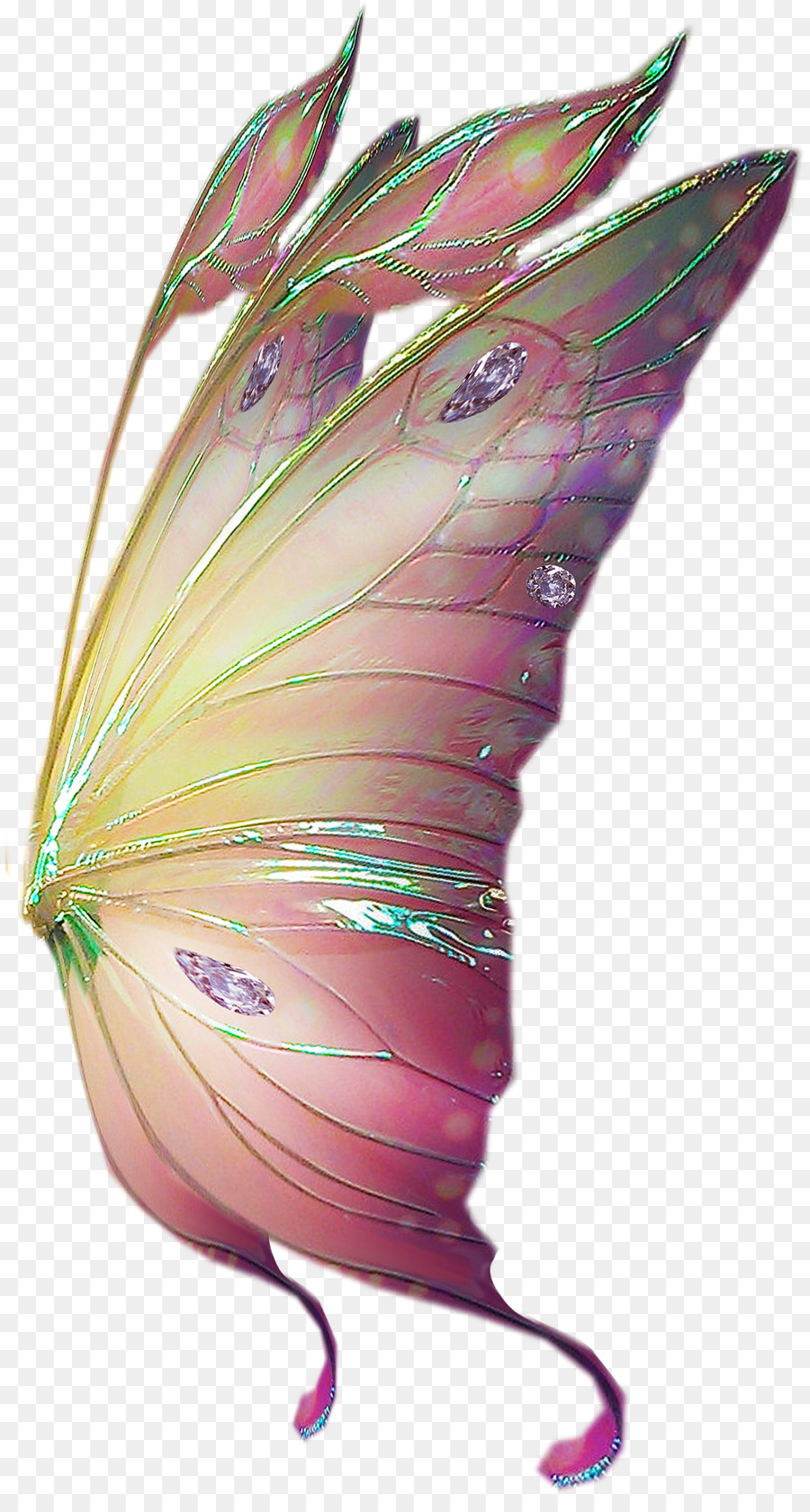 Falena Viola Fata - galleggiante di farfalle