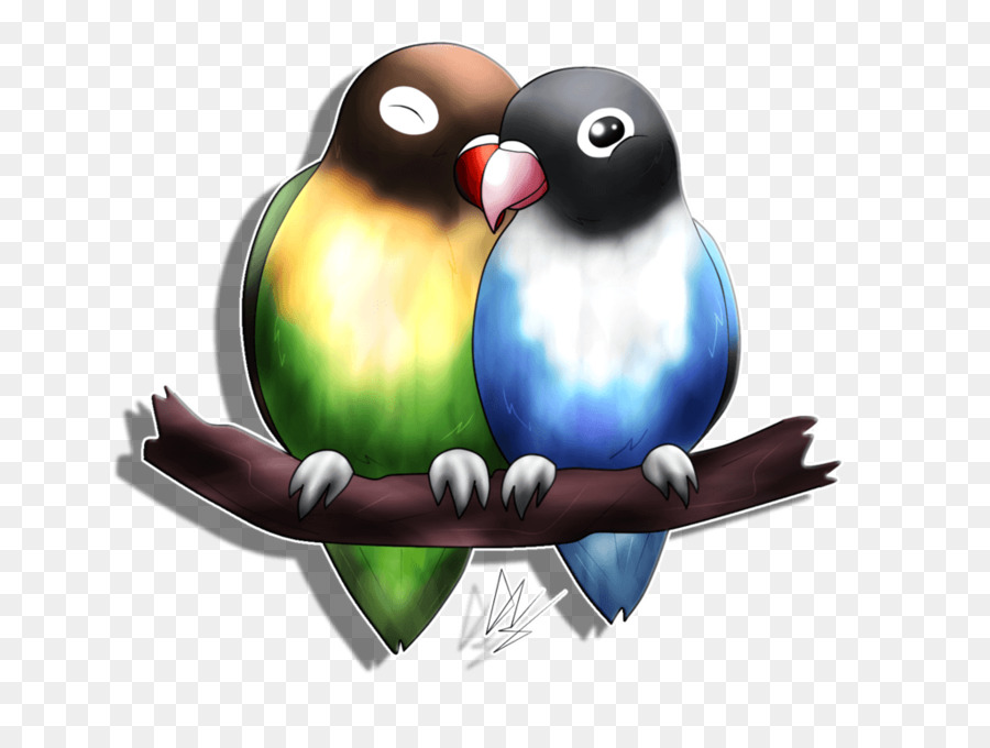 Yellow-collared lovebird Android-clipart - Vogel