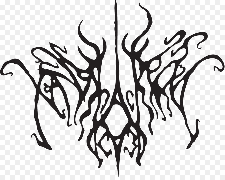 Linea bianca dell'arte di Carattere Punto di Clip art - Il Black metal