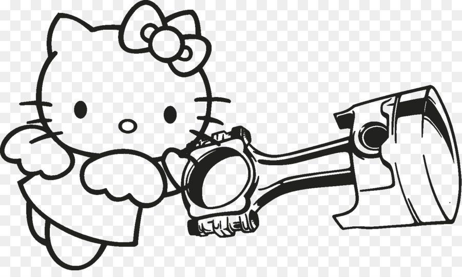 Hello Kitty Adesivo Decalcomania Disegno - ciao Kitty