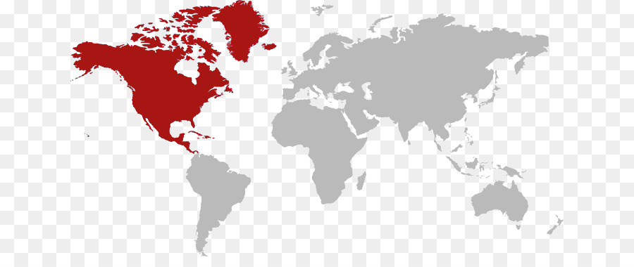 Mappa del mondo silhouette - mappa del mondo