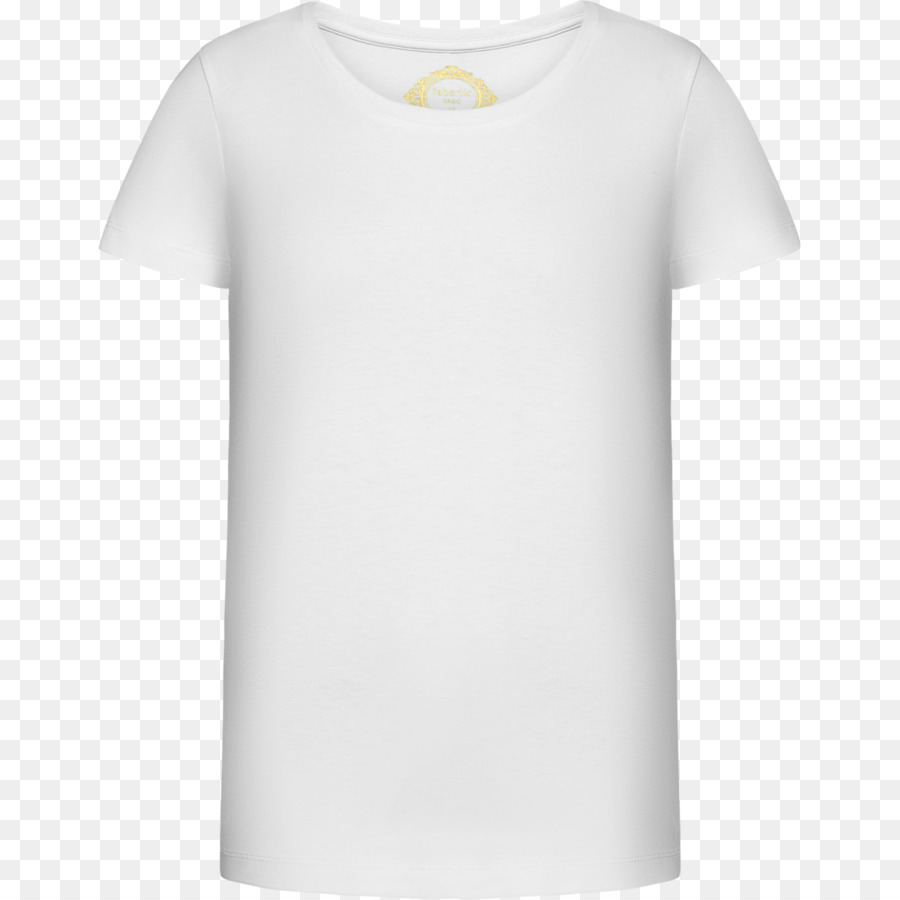 T shirt Scollo girocollo Abbigliamento - bianco manica corta