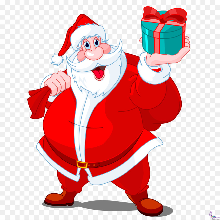 Santa Claus Bà già Noel món quà Giáng sinh Clip nghệ thuật - santa claus