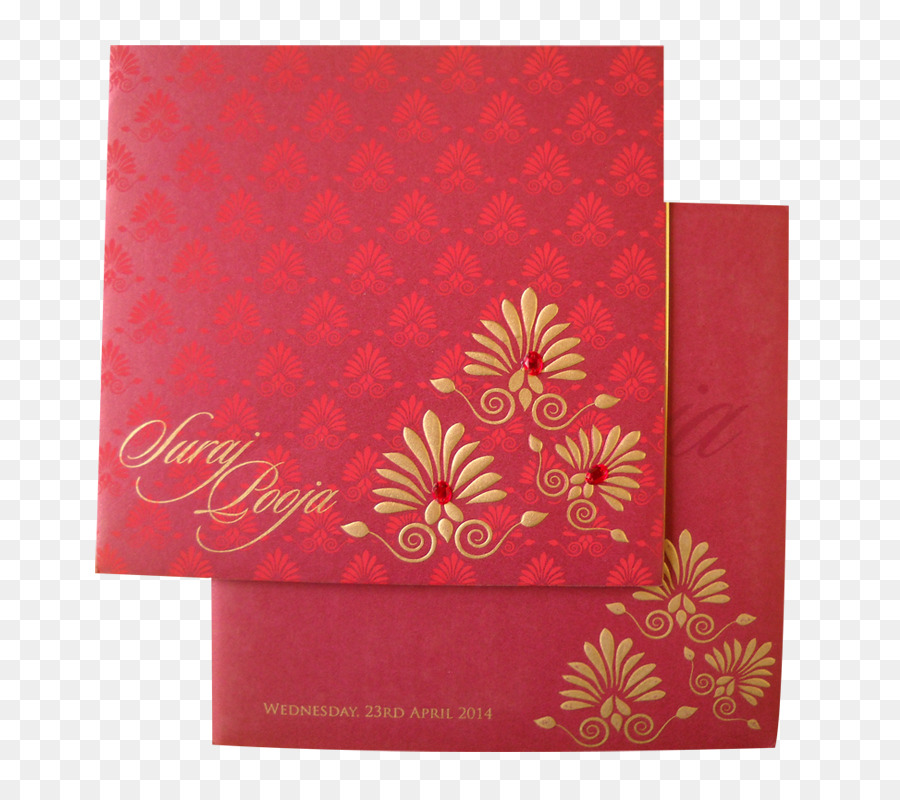 Hochzeit Einladung Papier Hindu-Hochzeit Convite - Hochzeit