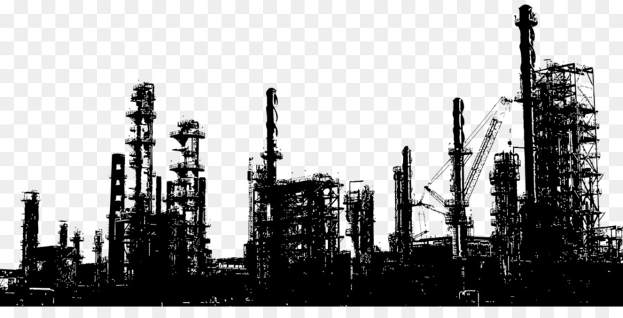 Öl-Raffinerie in der Erdöl-Industrie, Chemische Fabrik - öl