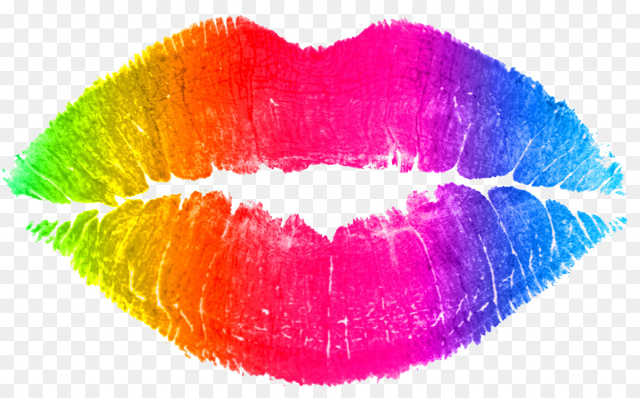 Zeichnung der Lippe Rainbow Color Clip-art - Lippen pack
