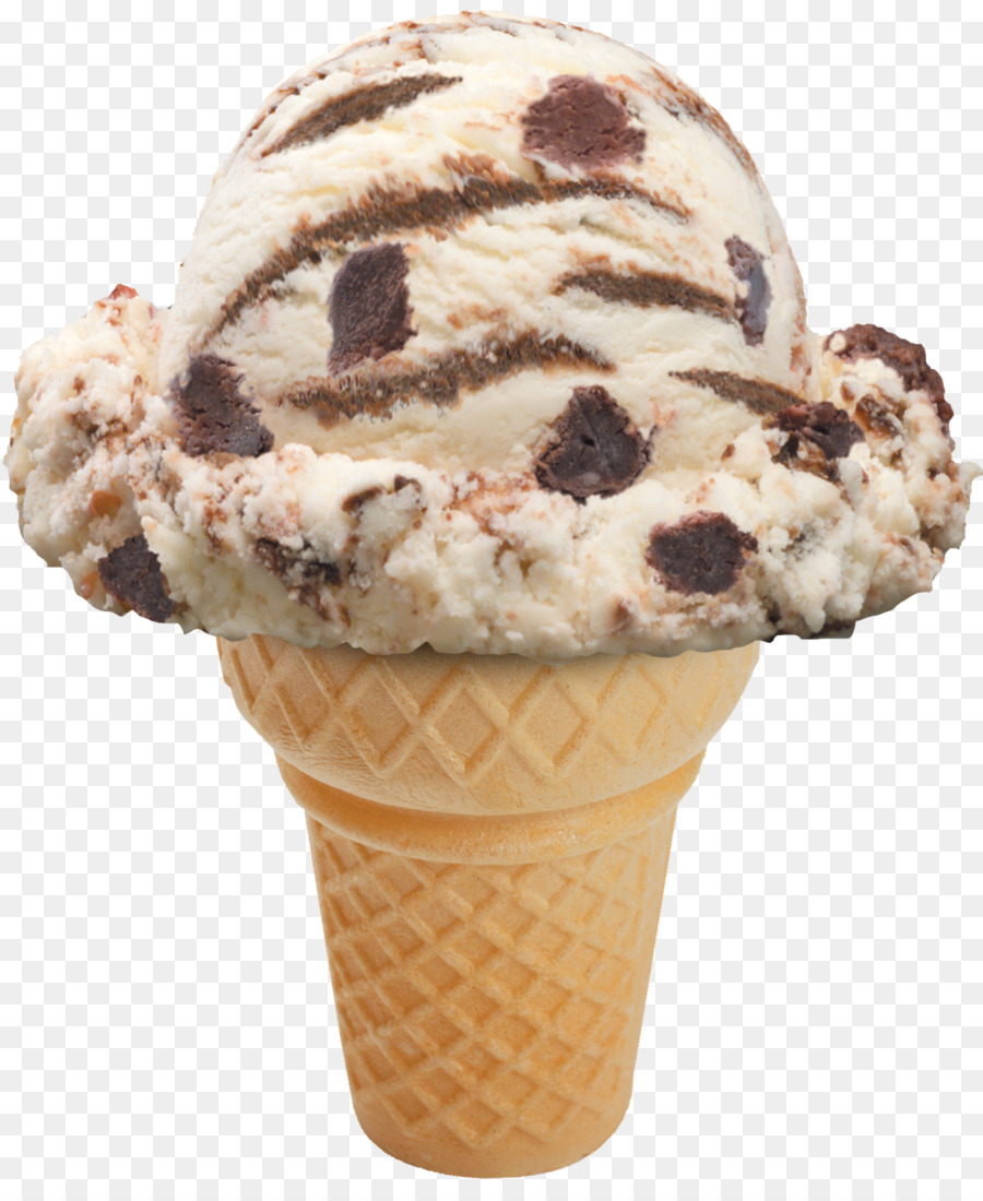 Chocolate ice cream Sundae Ice Cream Kegel mit Schokolade brownie - Eis