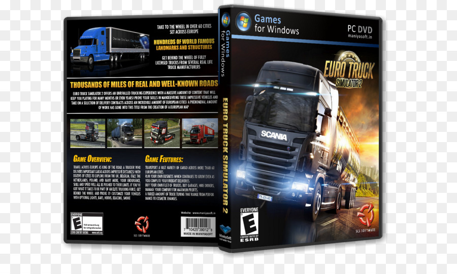 Euro Truck Simulator 2 Pc Game png download - 700*525 - Free