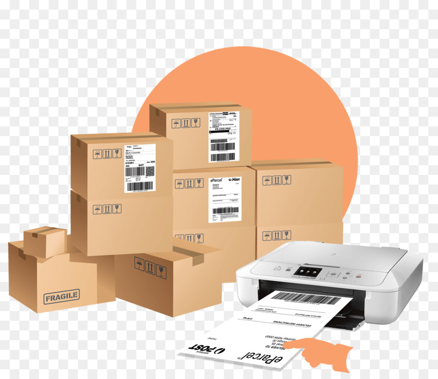 Mover-Papier-Karton-box-Verpackung und Kennzeichnung - Versand