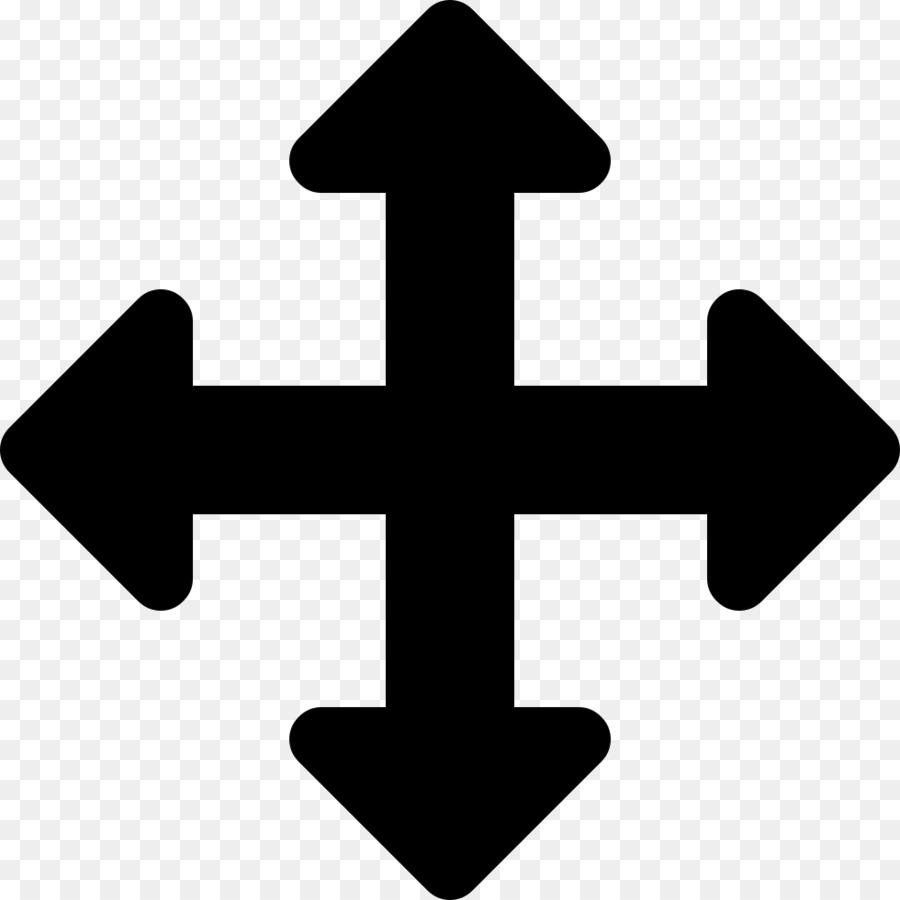 Freccia del Partito delle croci croce Cristiana - comune