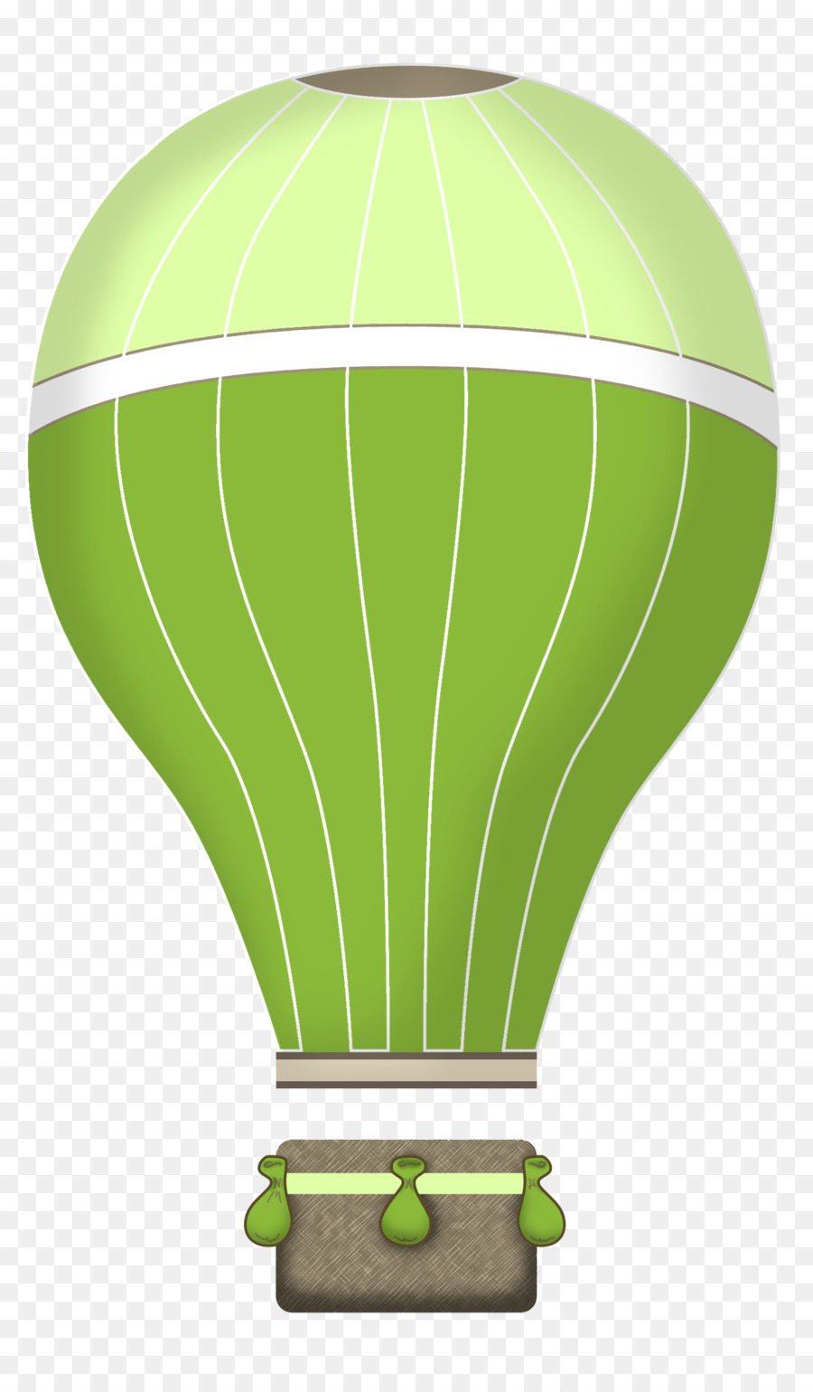 Hot air ballooning Aerostat Grün - Ballon