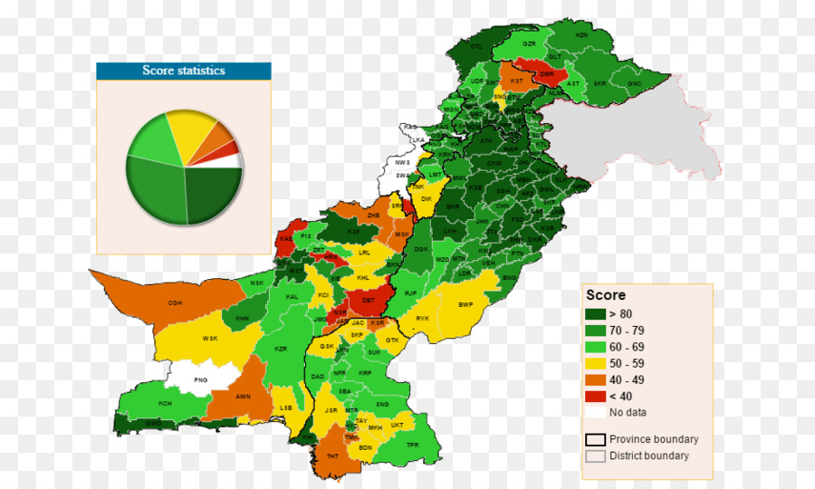Mappa del Punjab, in Pakistan Educazione alla Geografia del Pakistan Alif Ailaan - mappa