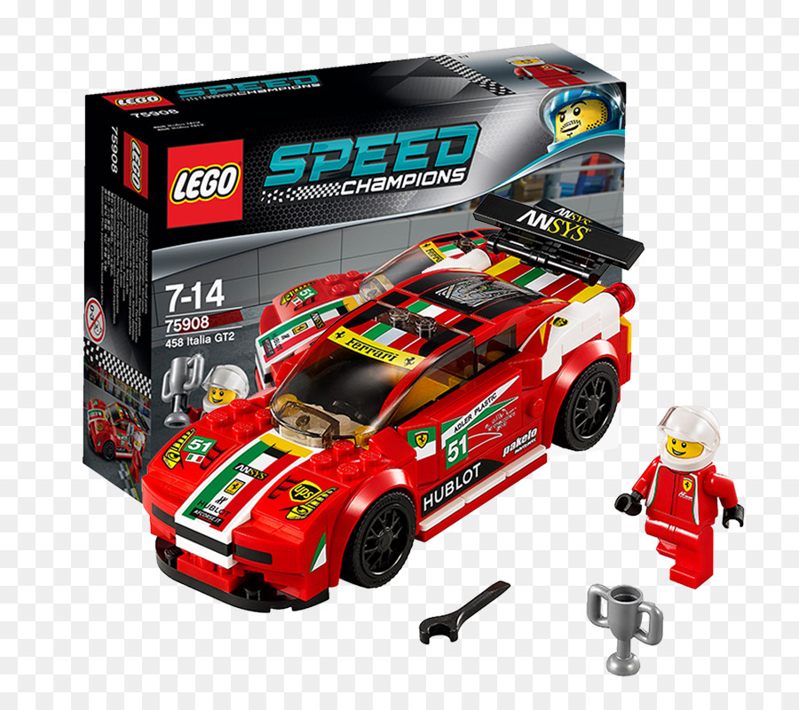 LEGO 75908 Speed Champions 458 Italia GT2 Lego Speed Champions Spielzeug-Lego-Ideen - Spielzeug