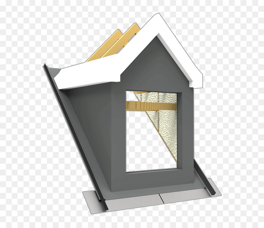 Fenster Dachfenster Flachdach-Gebäude - Fenster