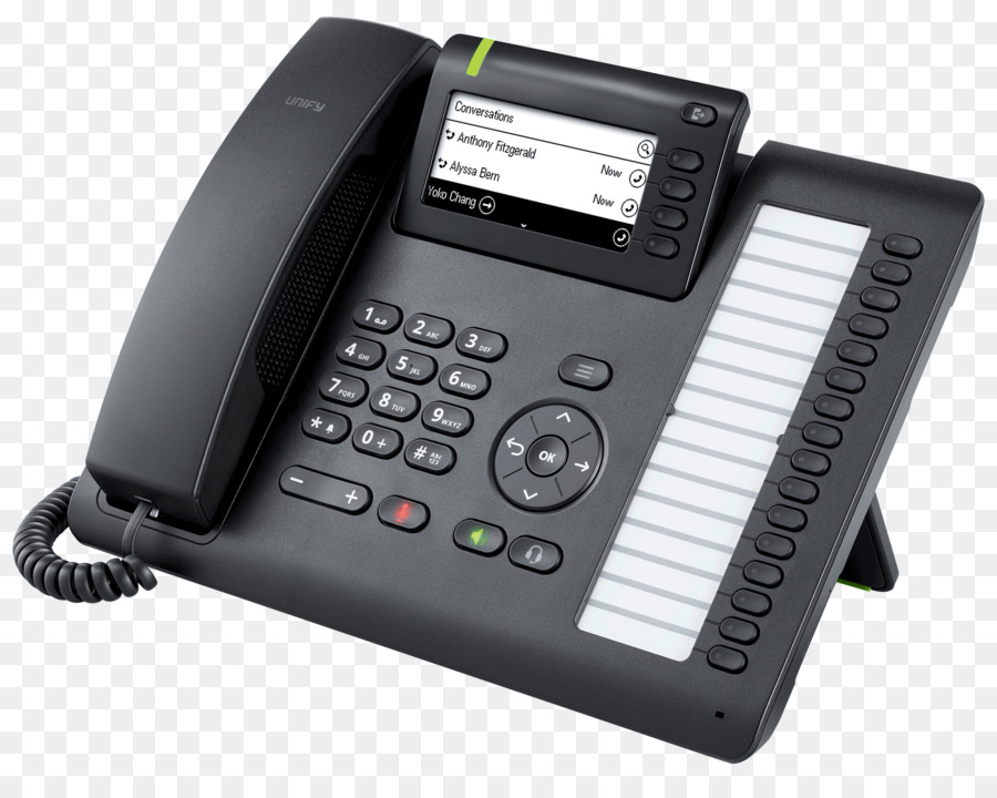 Telefon OpenScape Desk Phone CP400 Schwarz Unify-Software und-Lösungen GmbH & Co. KG. Unify OpenScape Desk Phone IP 55G Telekommunikation - andere