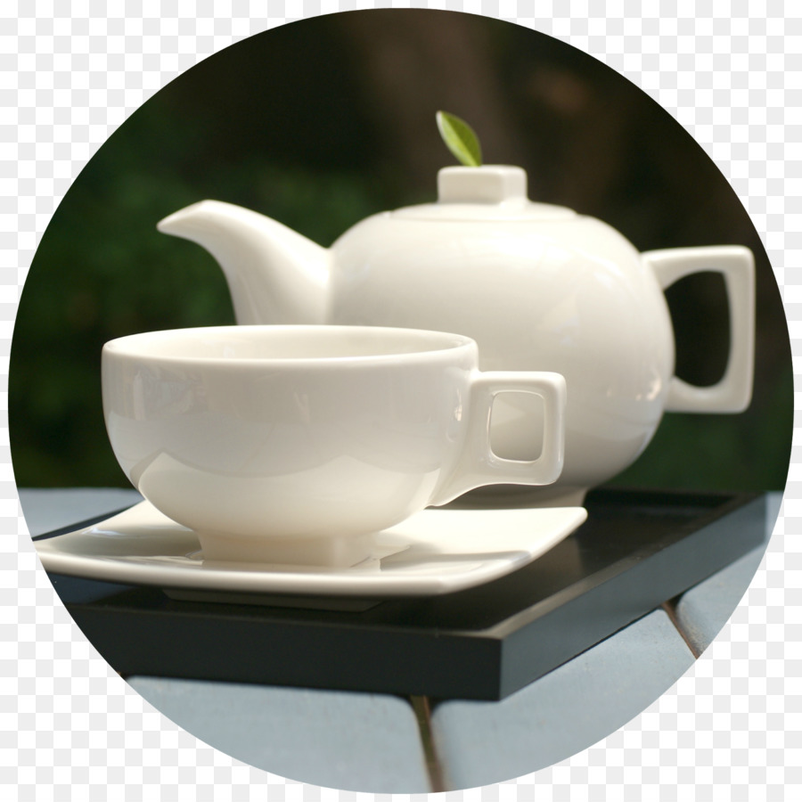Tazza da caffè, Tè, Piattino in Porcellana Bollitore - set da tè