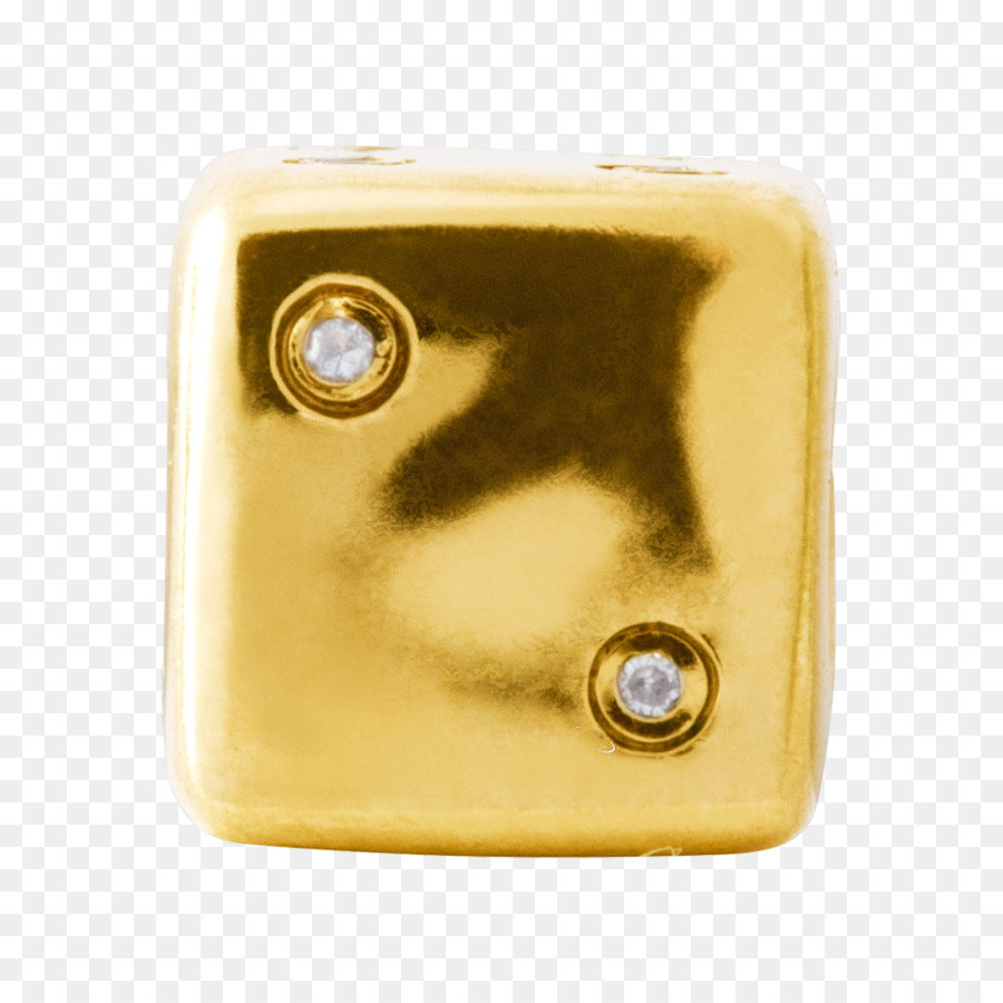 Farbige gold-Diamant-Edelstein-Würfel - Gold