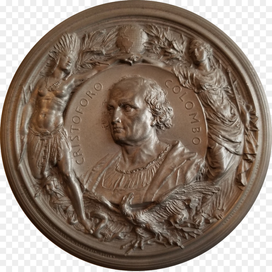 Bronze Relief Medaille-Kupfer-Carving - Metall Münzen