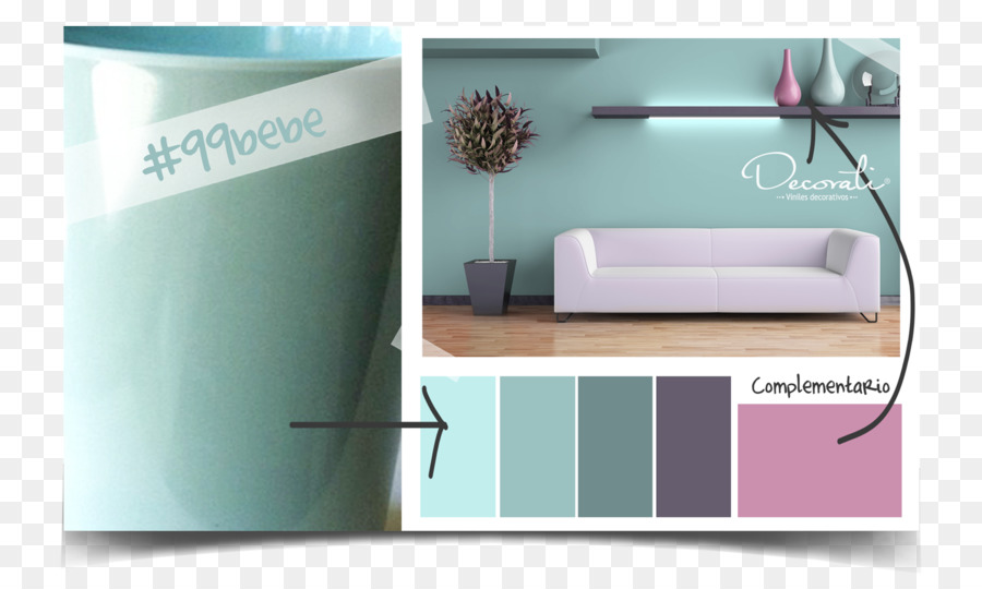 Menta-Raum-Farbe-Rosa-Interieur-Design-Dienstleistungen - Haus
