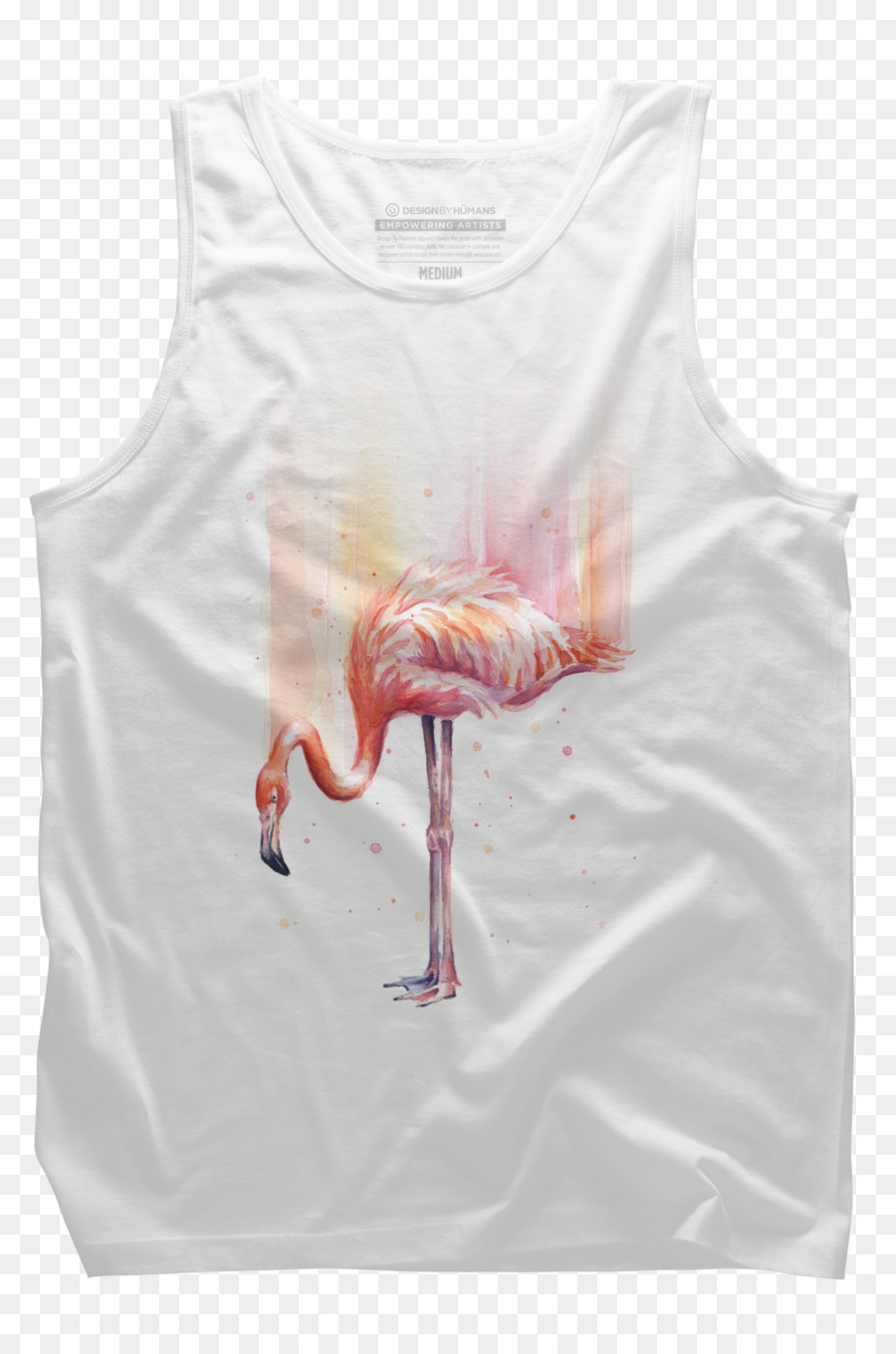 T shirt Top Calavera Ärmelloses shirt - flamingo Druck