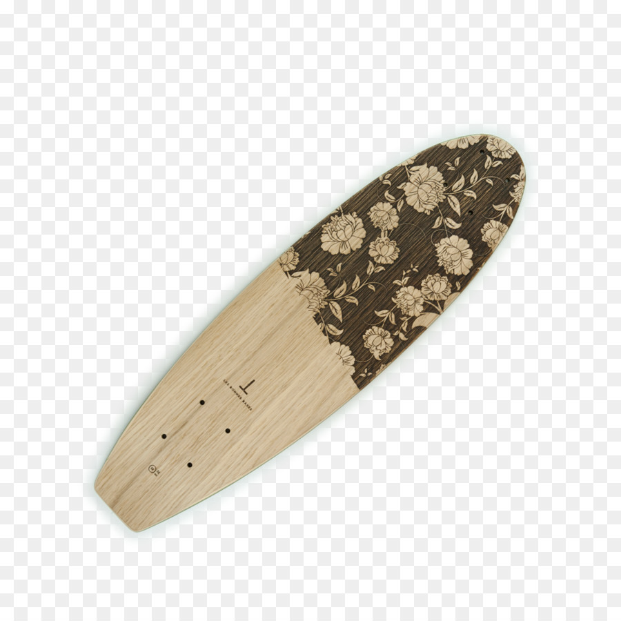 LES BONNES BASES Skateboard-Plank-Holz-Furnier mit Gravur - andere