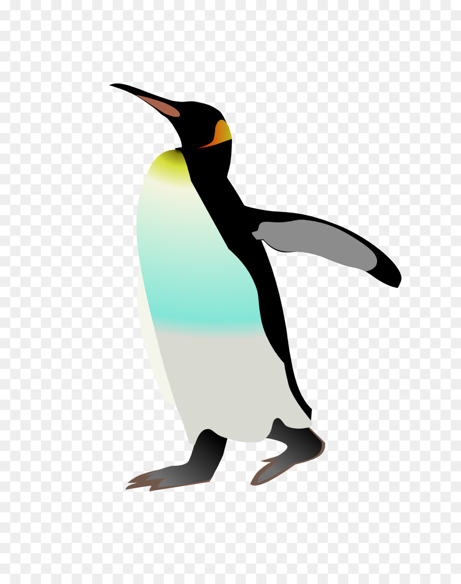 Pinguino imperatore Clip art - ciao a girare la corte
