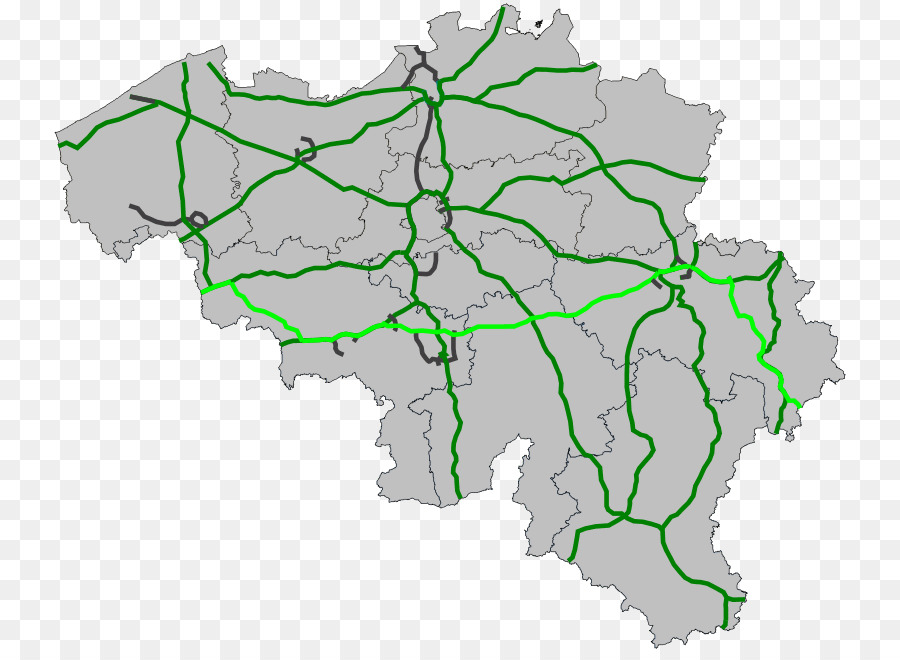 Vallonia Internazionale E-rete stradale A25 strada di accesso Controllato autostrada - strada