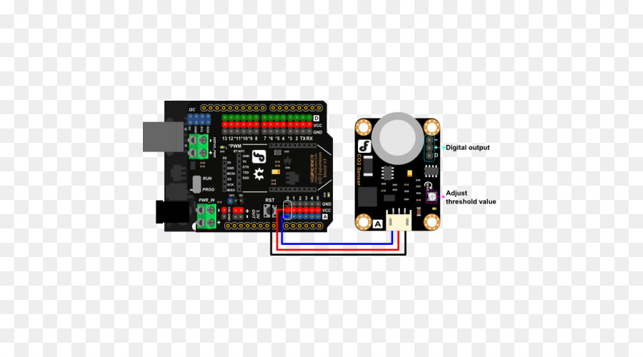 Arduino-Sensor-Analog-signal die Kohlendioxid-Spannung - andere