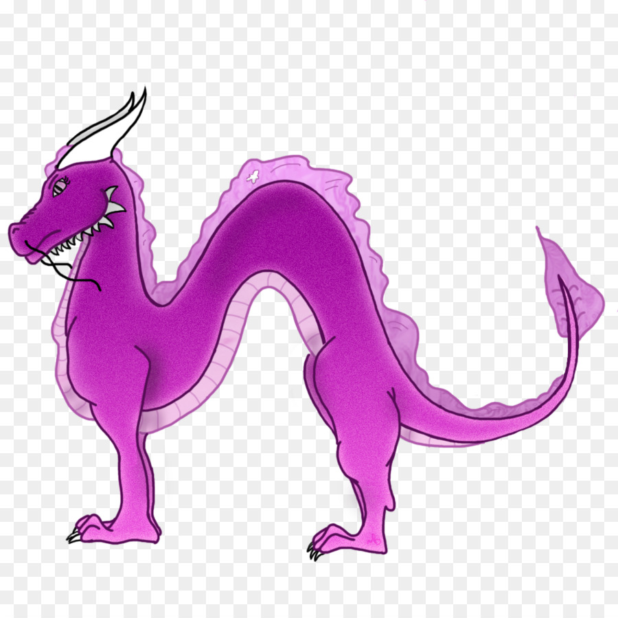 Dragon Cartoon-Tier-Pink M - Drachen