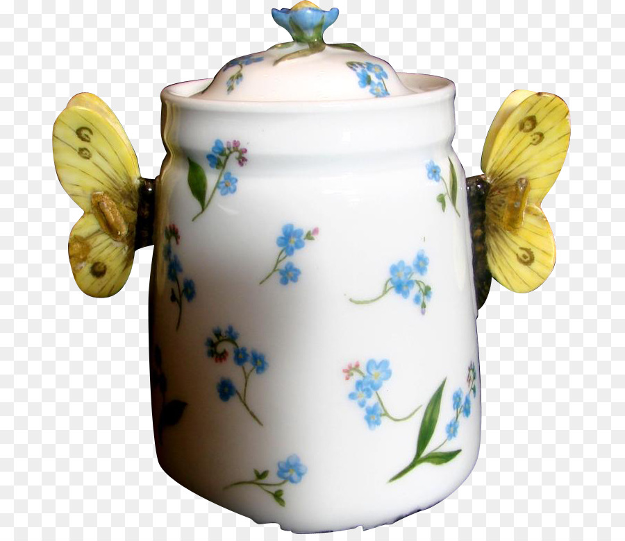 Teekanne Zuckerdose Porzellan Sahnegiesser - Wasserkocher