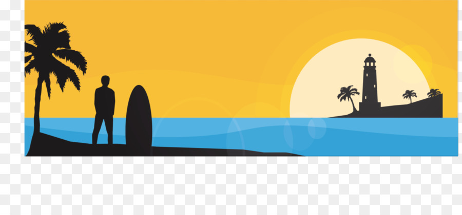 Web-banner, Surfen in Surfers Paradise Logo - surfen
