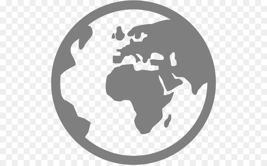 Mondo mappa del Mondo Logo - globo